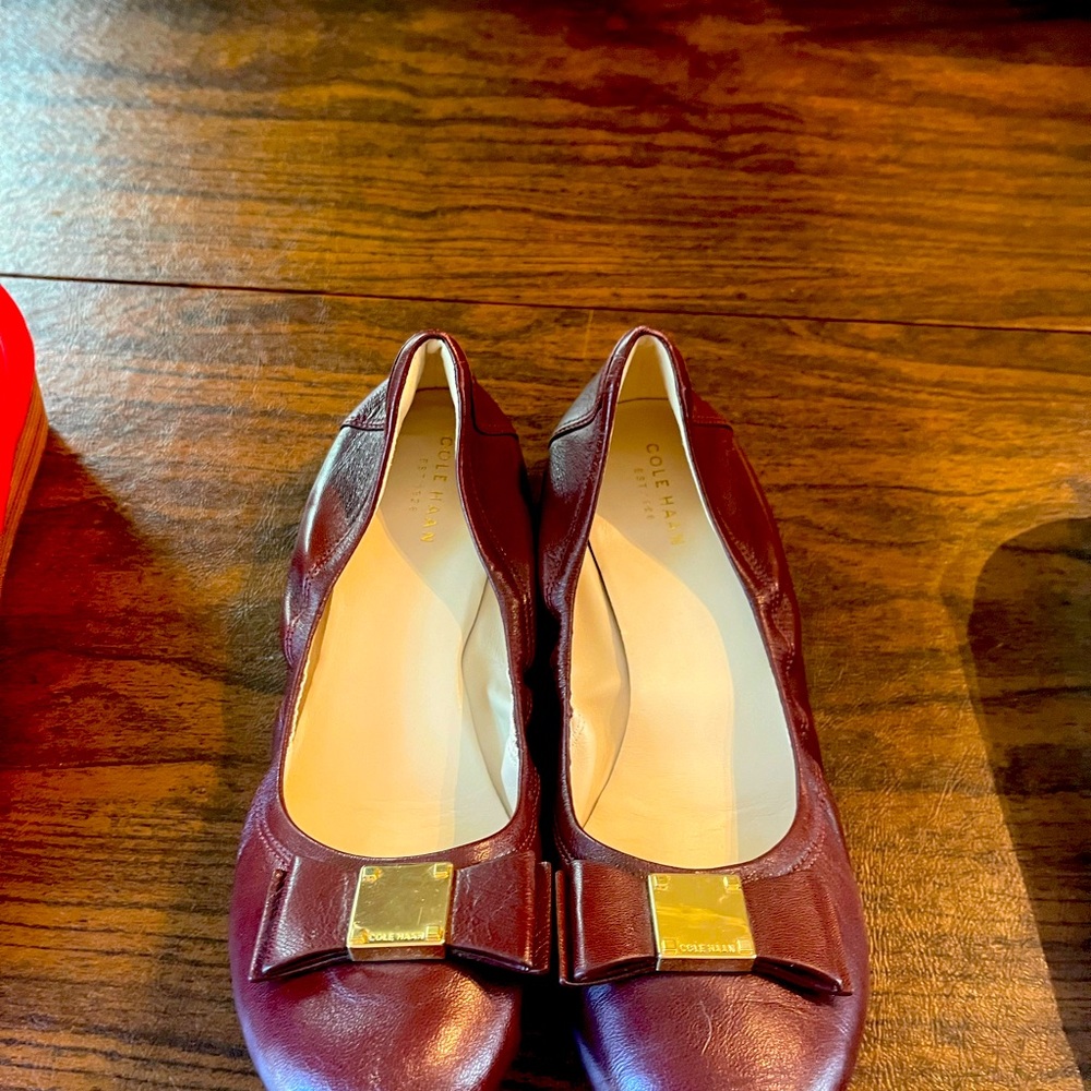 Cole Haan shoes! Ballet slipper style never worn excellent condition size 81/2 b
